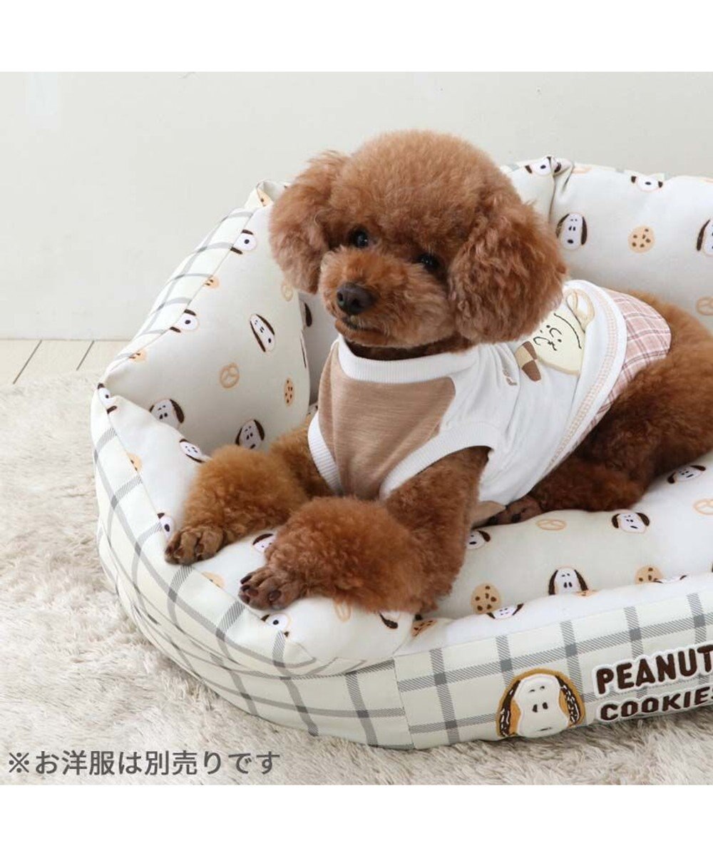 PET PARADISE スヌーピー カドラー 《クッキー柄》 64×48cm 