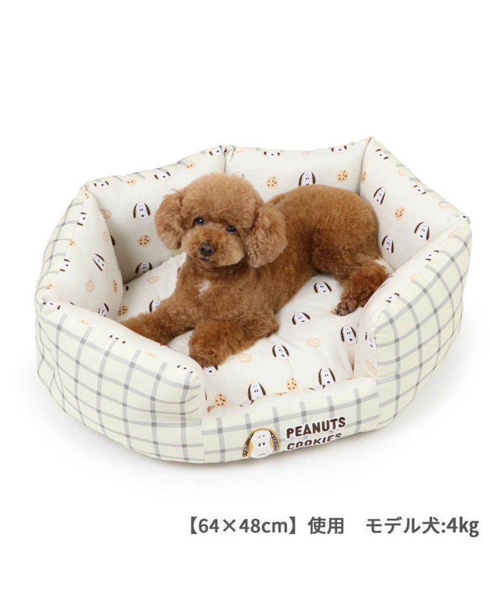 PET PARADISE スヌーピー カドラー 《クッキー柄》 64×48cm