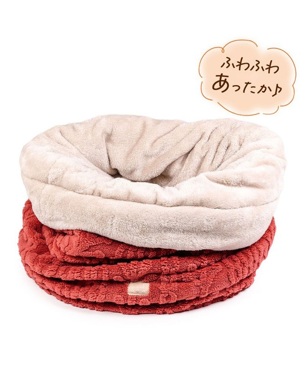 PET PARADISE ペットパラダイス 遠赤外線 筒型 寝袋 《アランボア柄》 Ｌ 