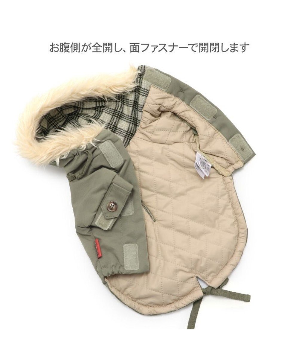 PET PARADISE スヌーピー 遠赤外線 暖ダン モッズコート 中型犬 大型犬 