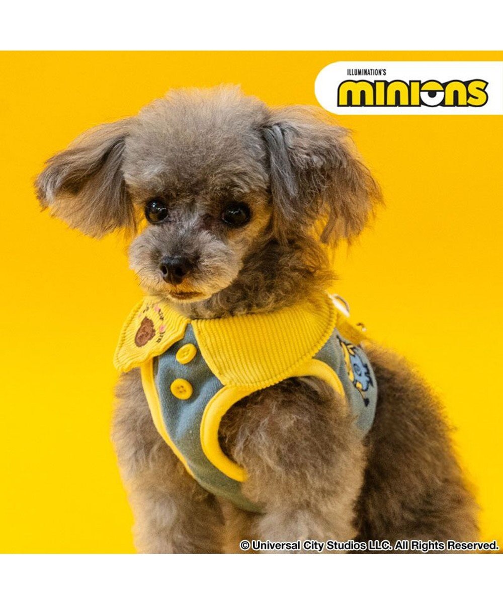 PET PARADISE ミニオン ベストハーネス ＳＳ ライトインディゴブルー×イエロー