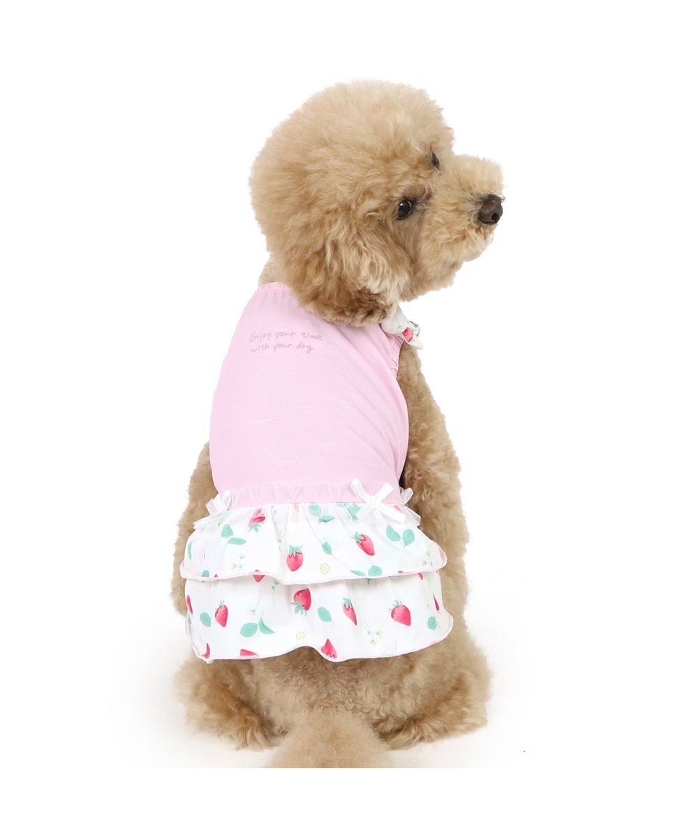 PET PARADISE ペットパラダイス 接触冷感 ワンピース 《苺柄》 小型犬 