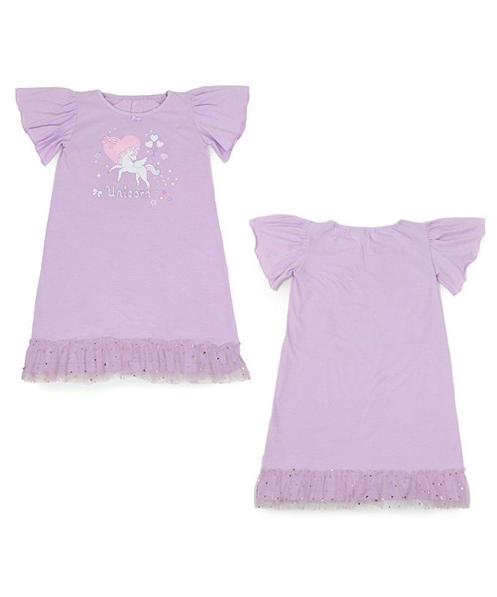 Mother garden マザーガーデン フリル袖 ワンピース Ｍ/L サイズ 100~120cm 120~140cm 《ユニコーン/野いちご》 