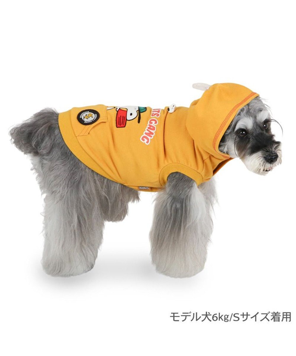 PET PARADISE スヌーピー ワッペン パーカー 小型犬 
