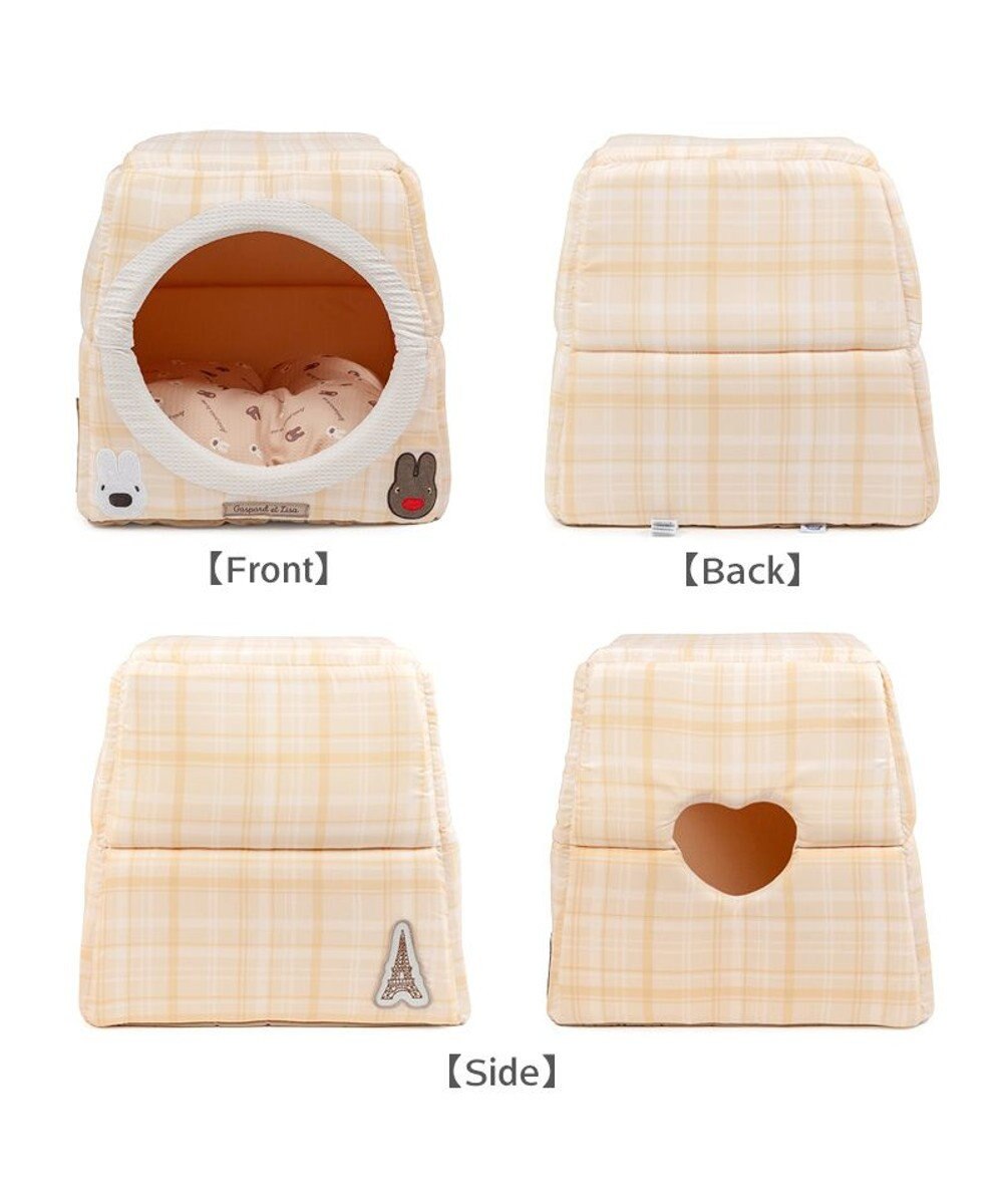 PET PARADISE リサとガスパール ２ｗａｙハウス 《チェック柄》 