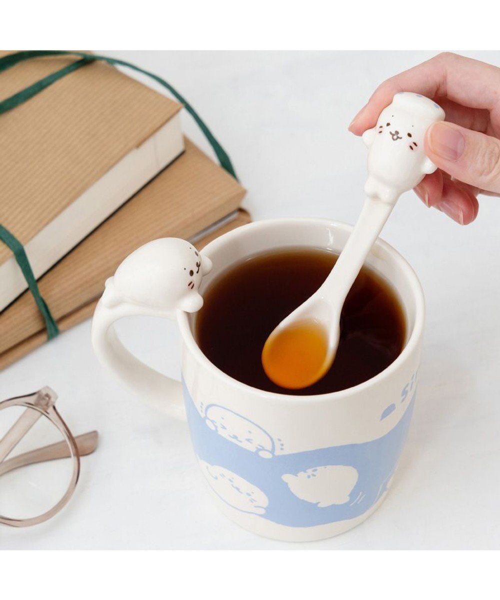 Mother garden しろたん のんびり マグカップ＆スプーンセット 