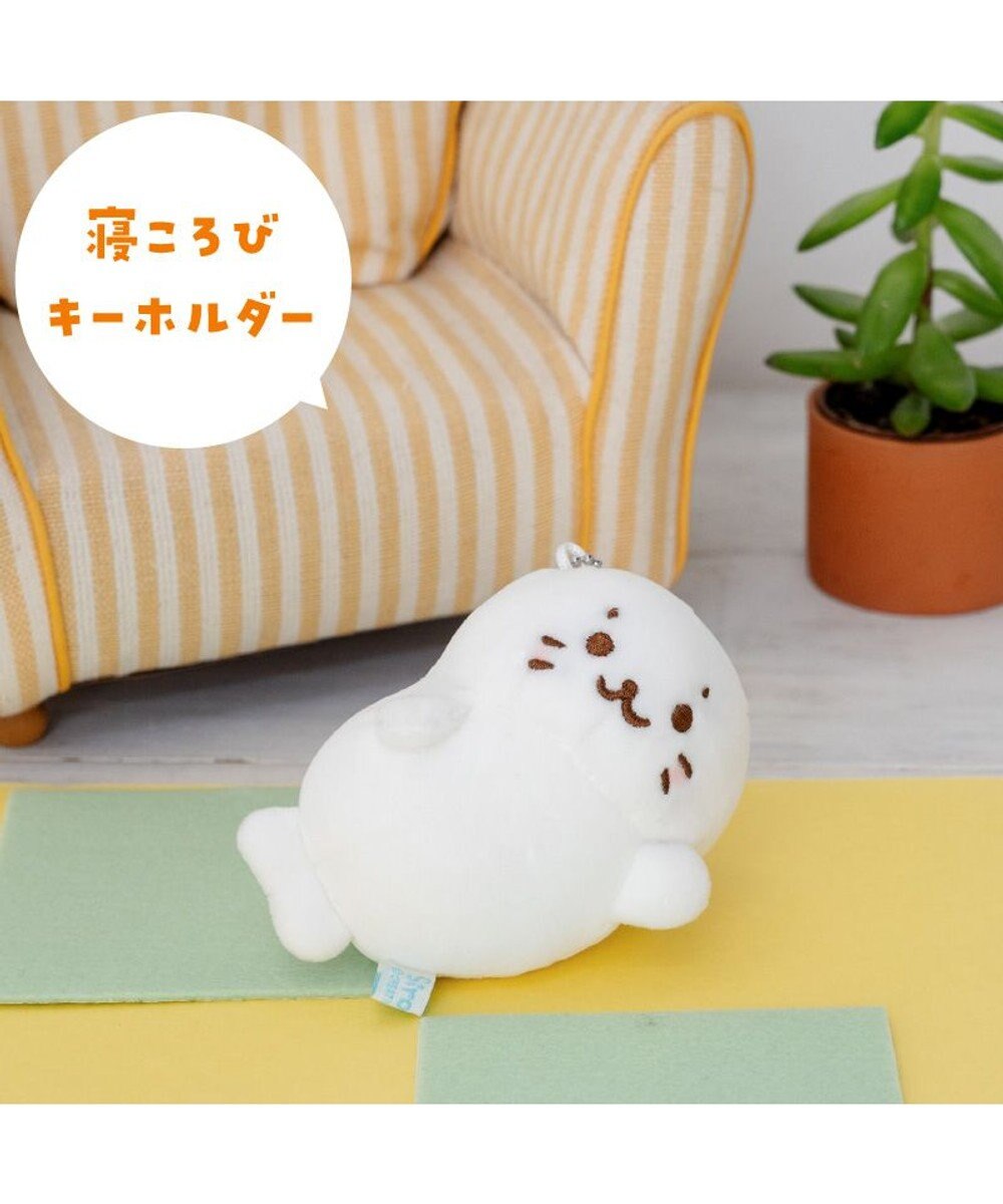 Mother garden しろたん キーホルダー 《寝ころびしろたん》 