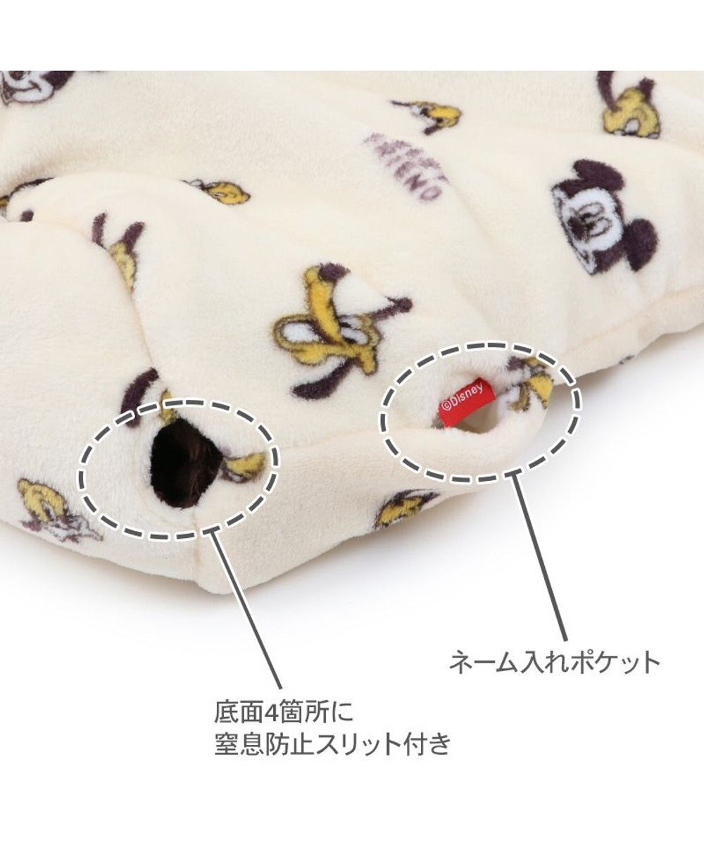 PET PARADISE ディズニー プルート 遠赤外線 寝袋 筒型 S
