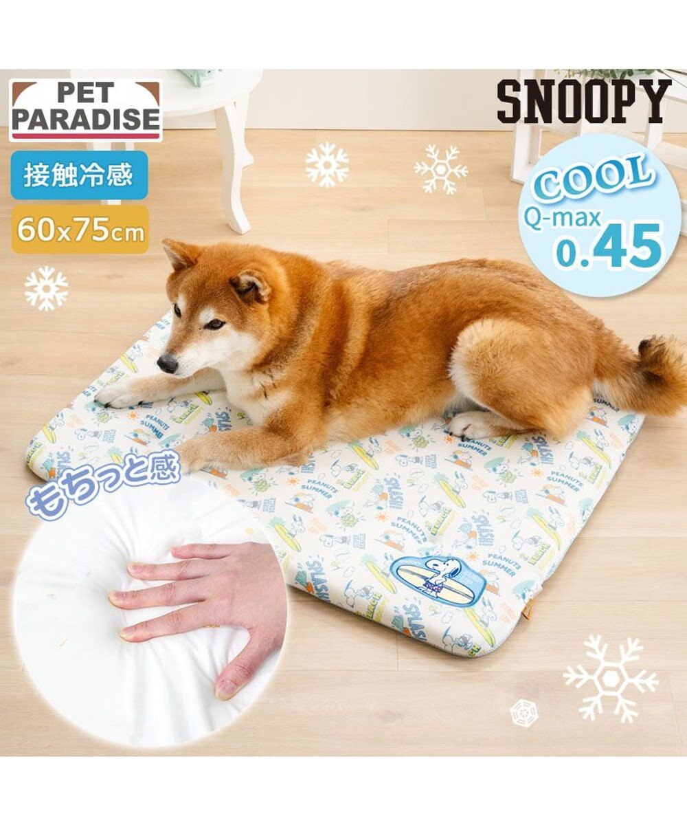 PET PARADISE スヌーピー もちっと クール マット Ｍ 《サーフ柄》 