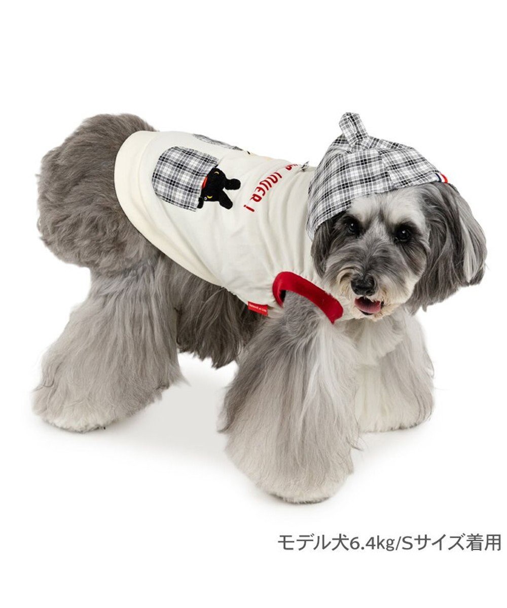 PET PARADISE リサとガスパール  パーカー《チェック柄》 小型犬