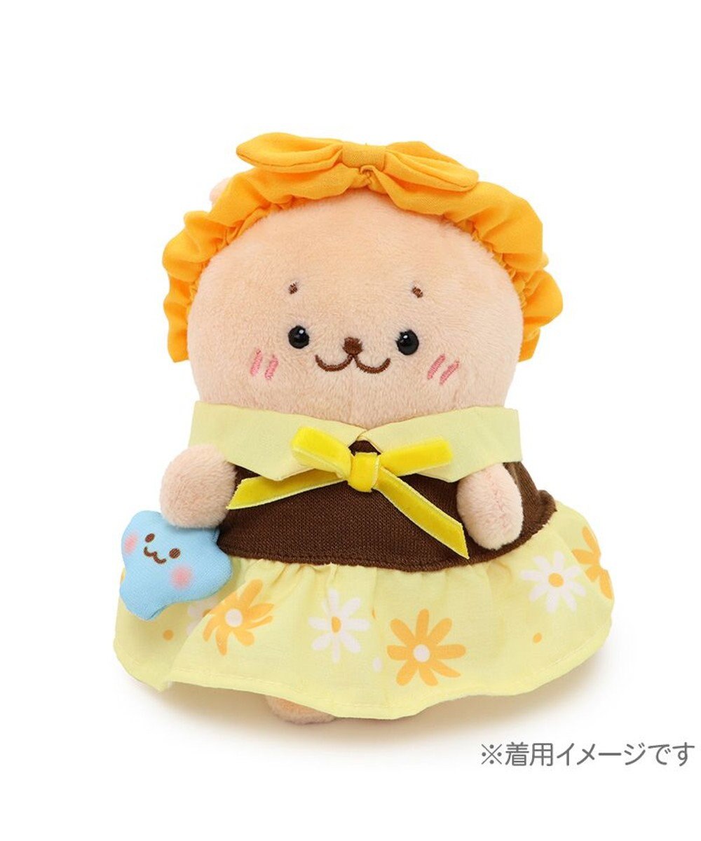 Mother garden しろたん ついてきちゃうしろたん マスコット 着せ替え服 《レトロ風》 橙色 / 黄色 