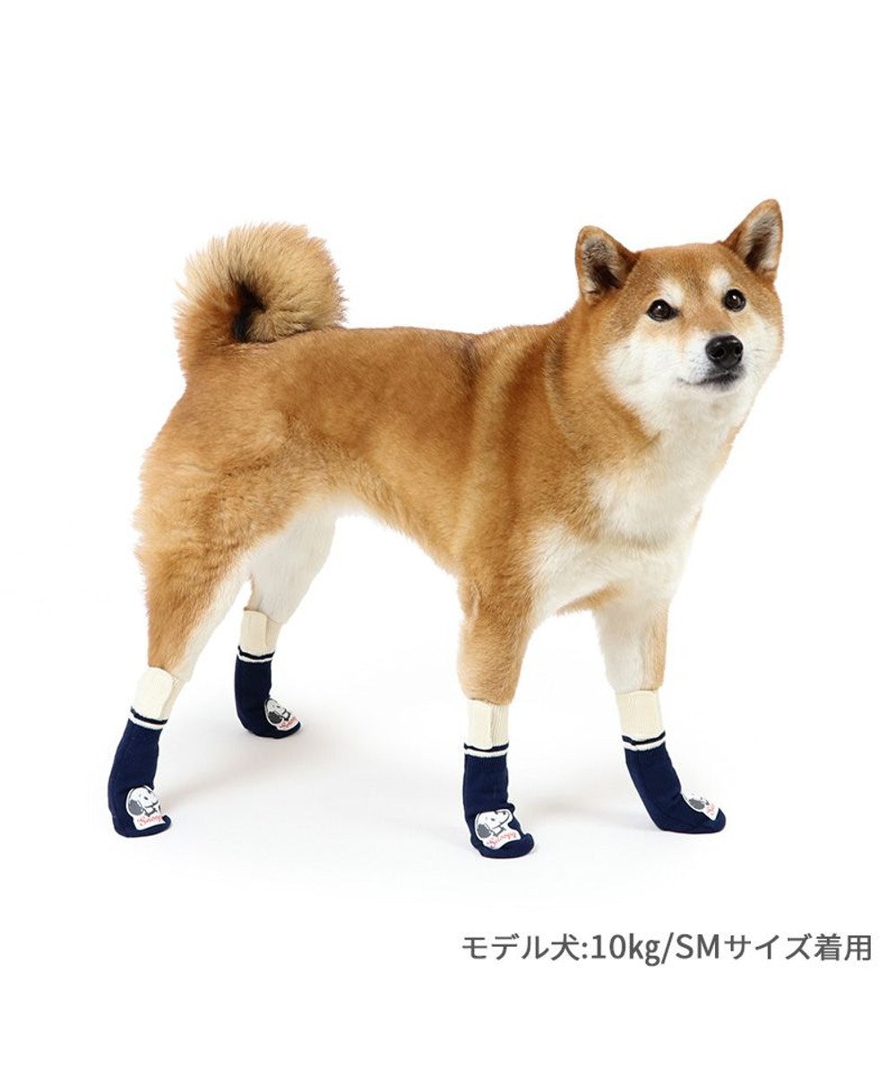 スヌーピー makokoro スリット 靴下 SM 中型犬 / PET PARADISE