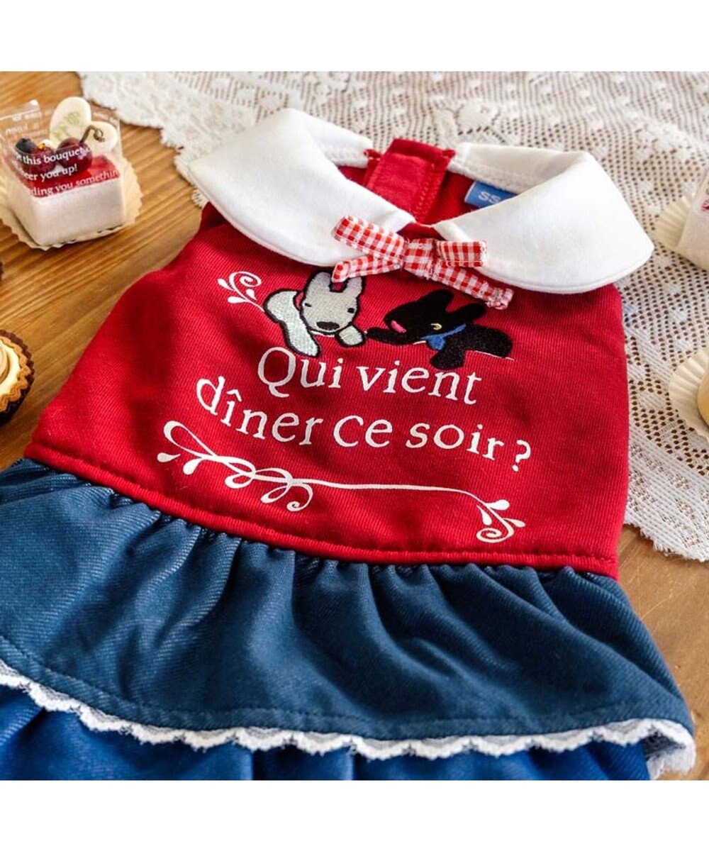 PET PARADISE リサとガスパール トレーナー ワンピース 《レッド》 小型犬 