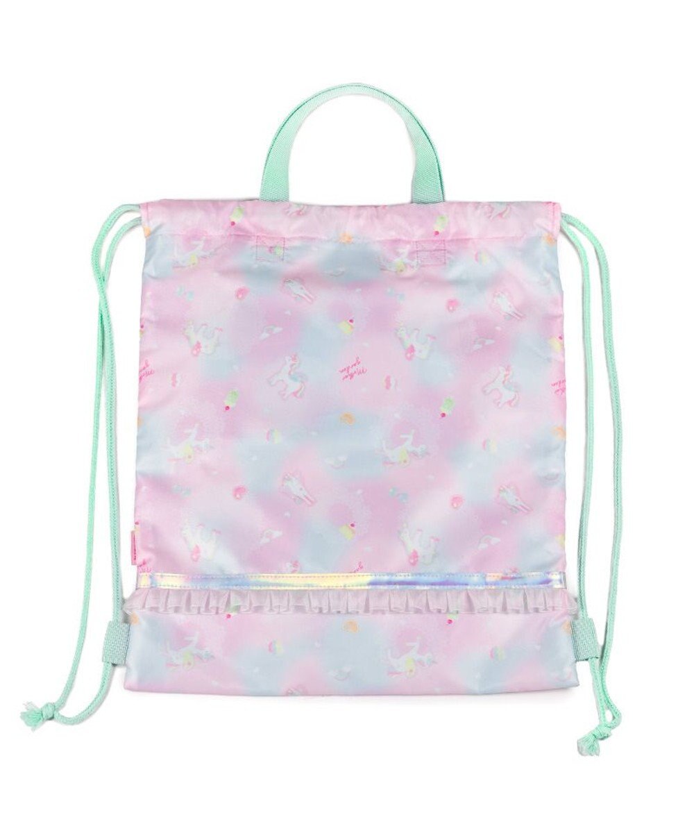Mother garden マザーガーデン  ユニコーン お着替え巾着リュック 《コットンキャンディ柄》 