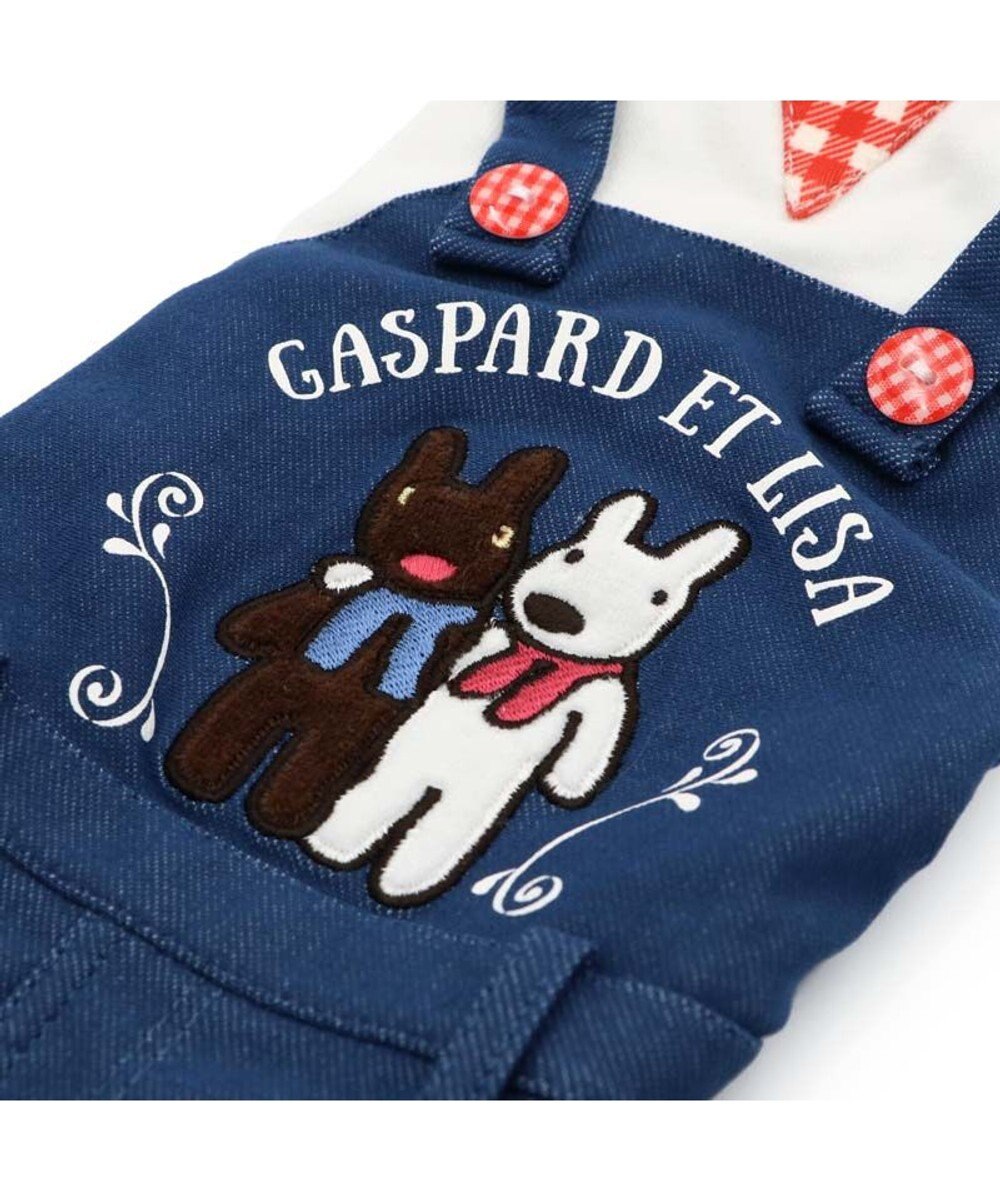 PET PARADISE リサとガスパール オーバーオール風 ロンパース 小型犬　　 