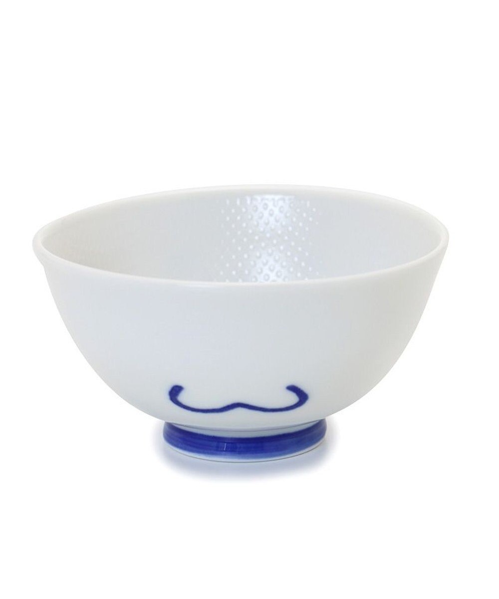 Mother garden しろたん ごはん粒がくっつきにくい ご飯茶碗  【小】 《顔ぼん柄/しろたん＆らっこいぬ柄》 単品 