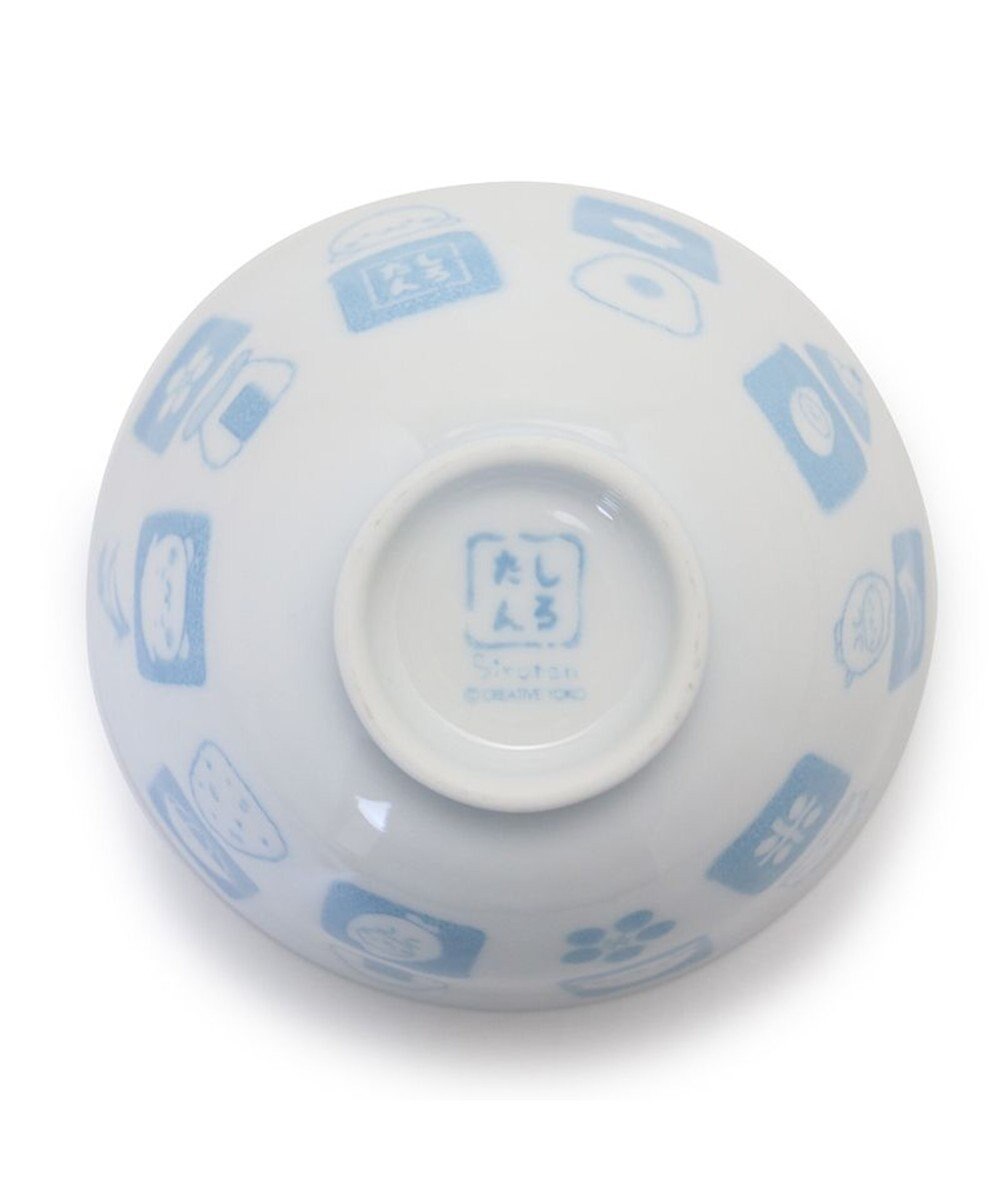 Mother garden しろたん ごはん粒がくっつきにくい ご飯茶碗  【小】 《顔ぼん柄/しろたん&らっこいぬ柄》 単品