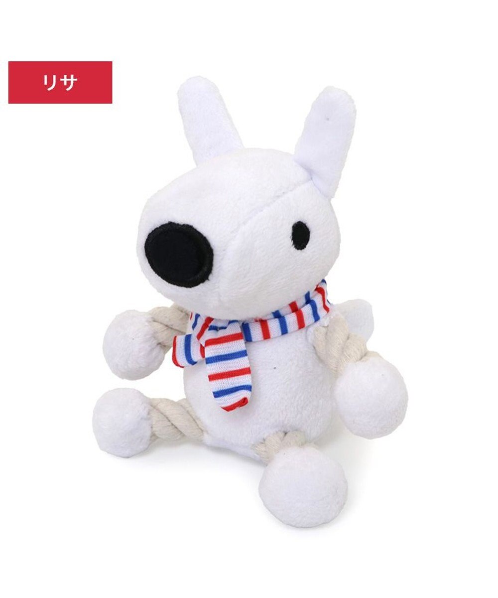 PET PARADISE リサとガスパール お座りトイ  トリコロール マフラー 《リサ》 小型犬 