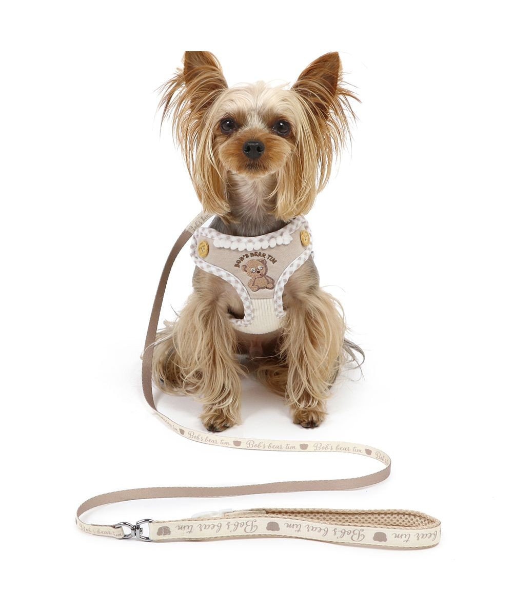 PET PARADISE ミニオン ティム リード付きハーネス  《チェック柄》  SS 小型犬