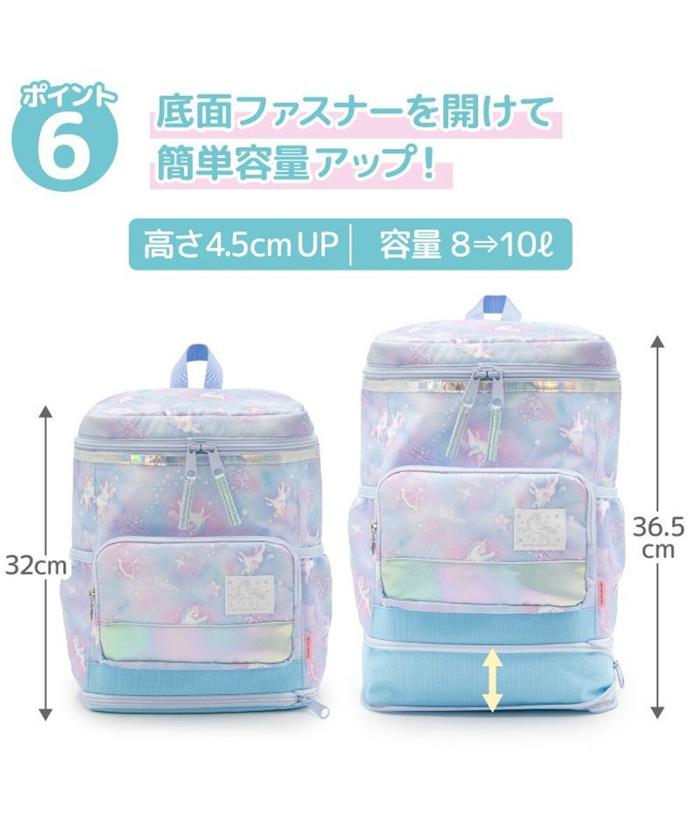 Mother garden マザーガーデン ユニコーン スクエアリュック 【Mサイズ】  《ミルキーウェイ水色》 