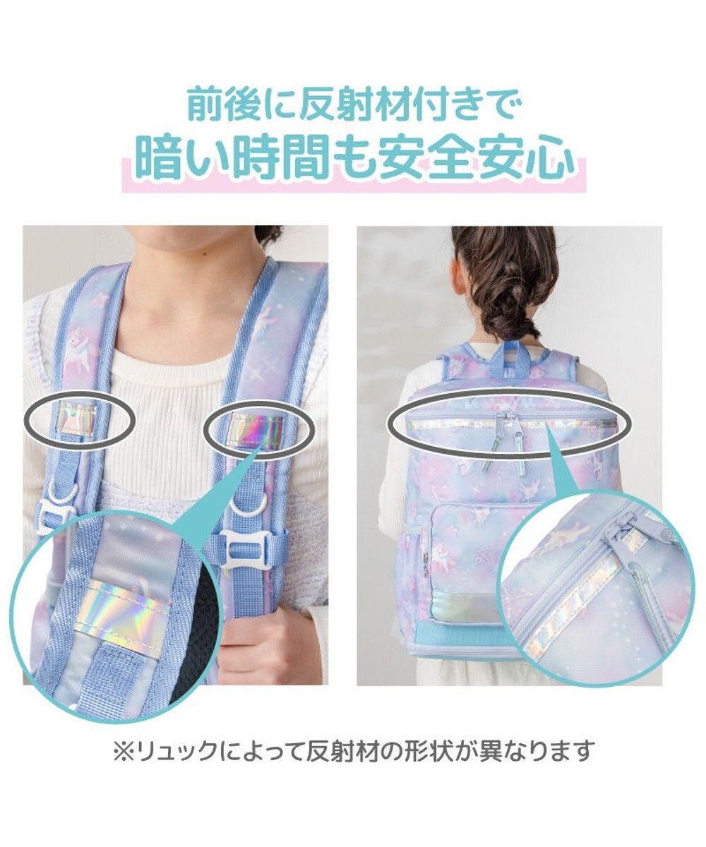 Mother garden マザーガーデン ユニコーン スクエアリュック 【Mサイズ】  《ミルキーウェイ水色》 