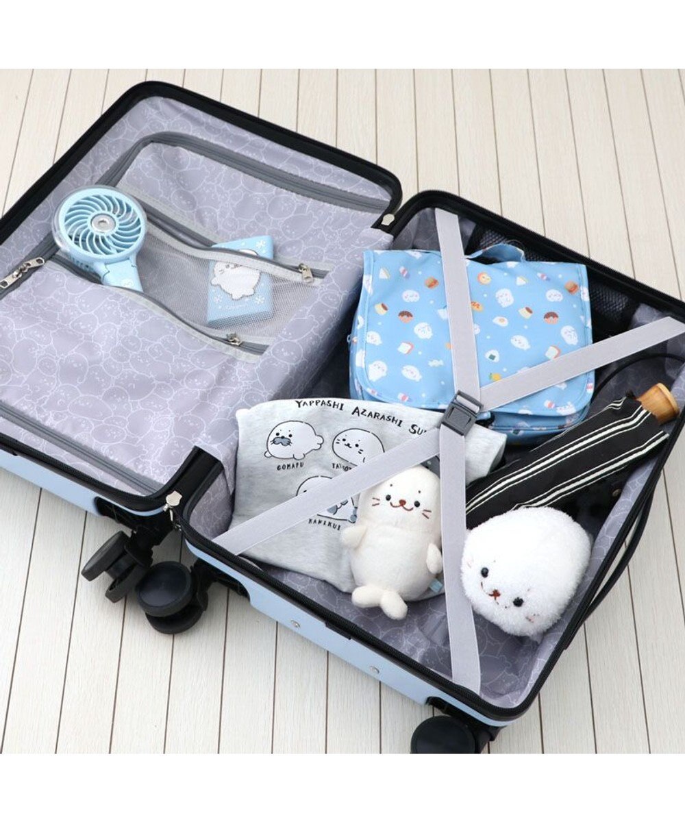 Mother garden しろたん スーツケース  エンブレム《水色》 