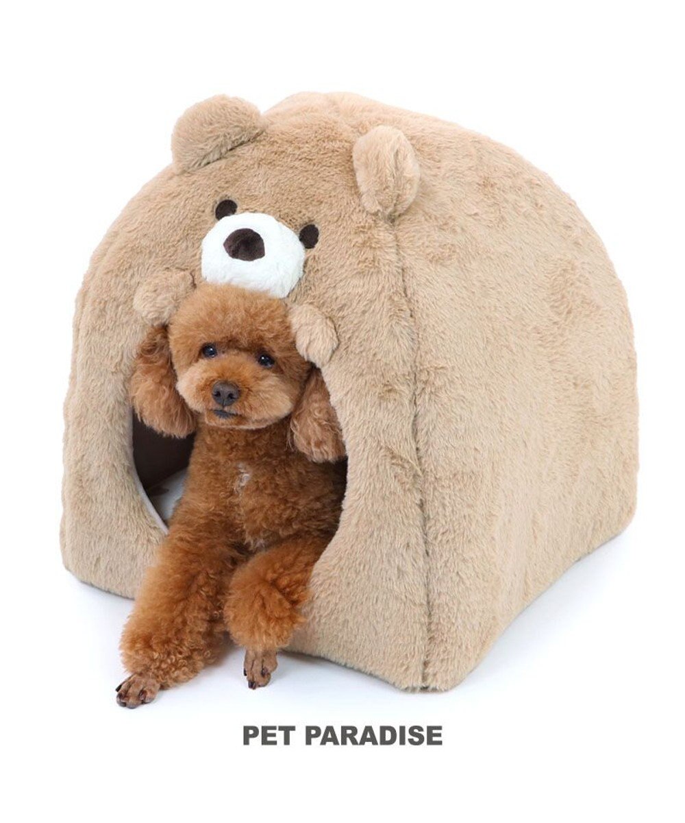 PET PARADISE ペットパラダイス くまちゃん ハウス 《テディ柄》 小型犬 テディ柄