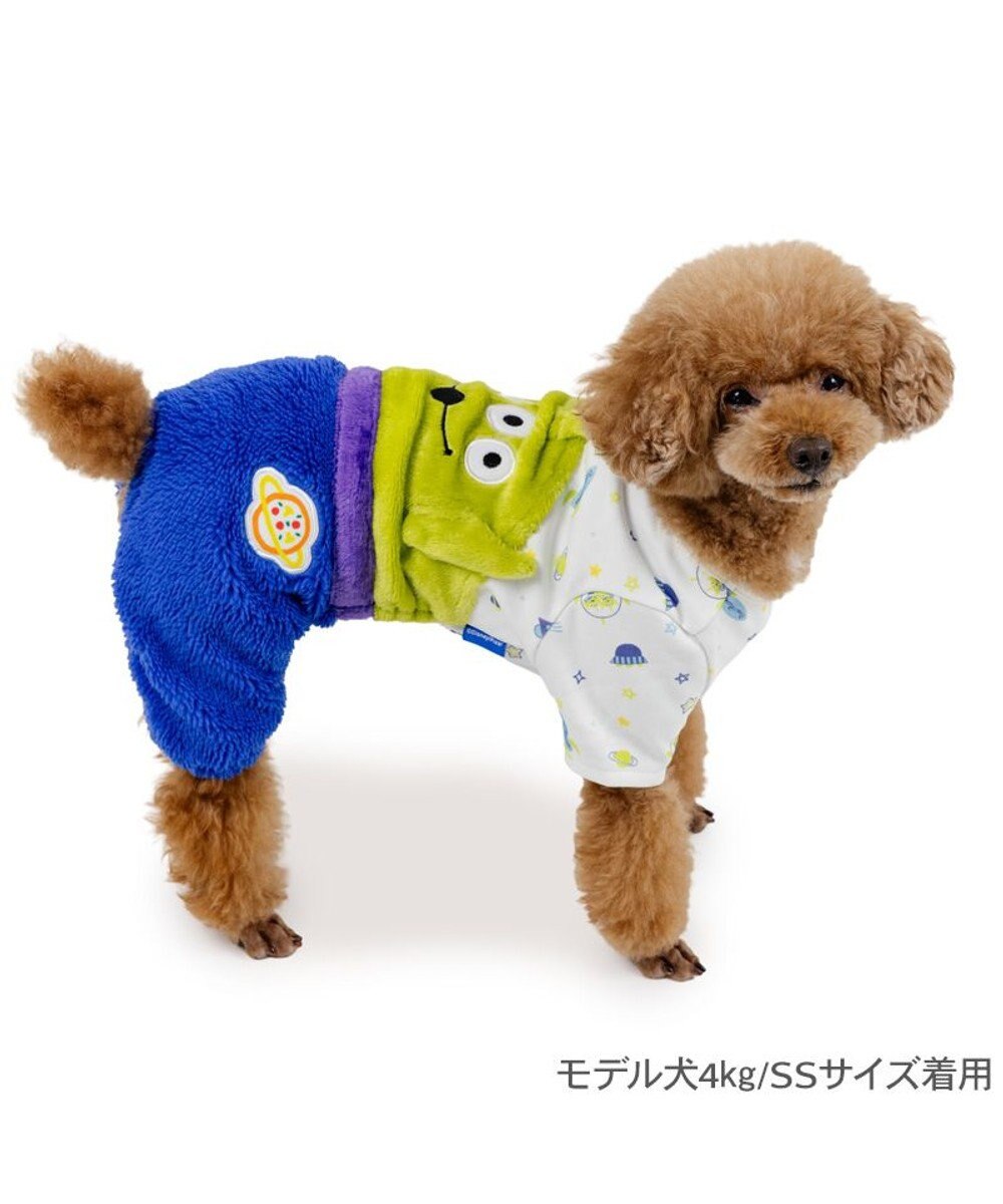 PET PARADISE ディズニー トイ・ストーリー ふわふわエイリアン ロンパース 小型犬 