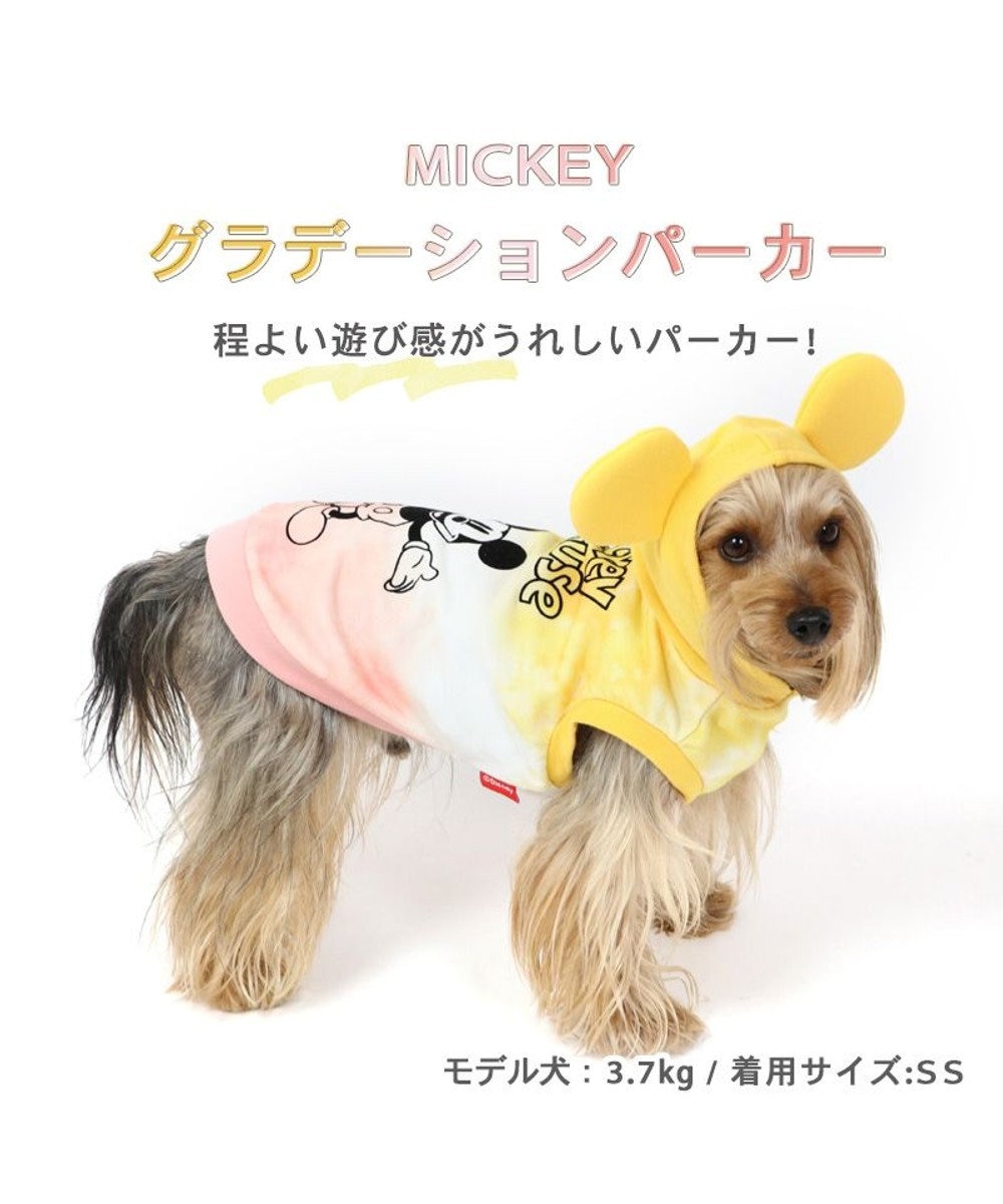 犬の服 犬 ディズニー ミッキーマウス タイダイ風パーカー 【小型犬