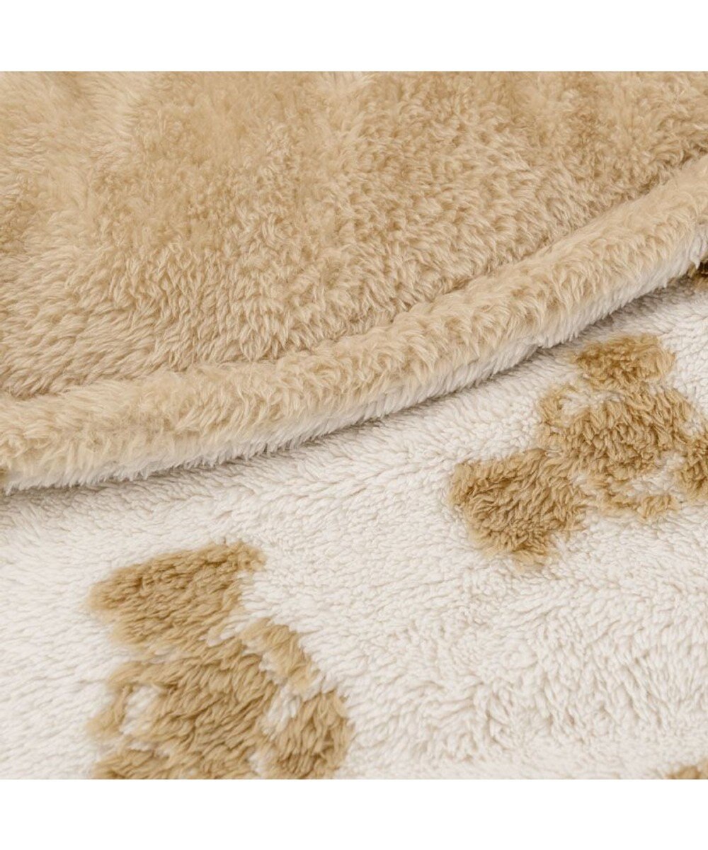 PET PARADISE ペットパラダイス くまちゃん織り 遠赤外線 ボアマット 丸型 Ｓ 