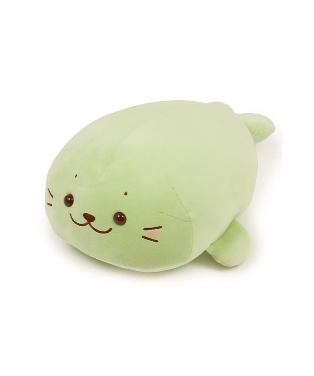 Mother garden しろたん ふわもち ぬいぐるみ 38cm  みるくカラー 《抹茶みるく》 単品