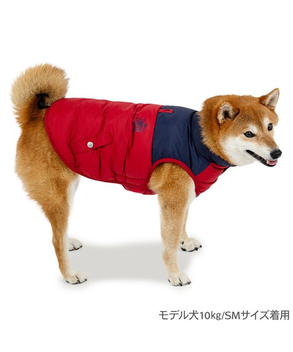 PET PARADISE J.PRESS 配色 綿入れ ベスト 中型犬 大型犬 
