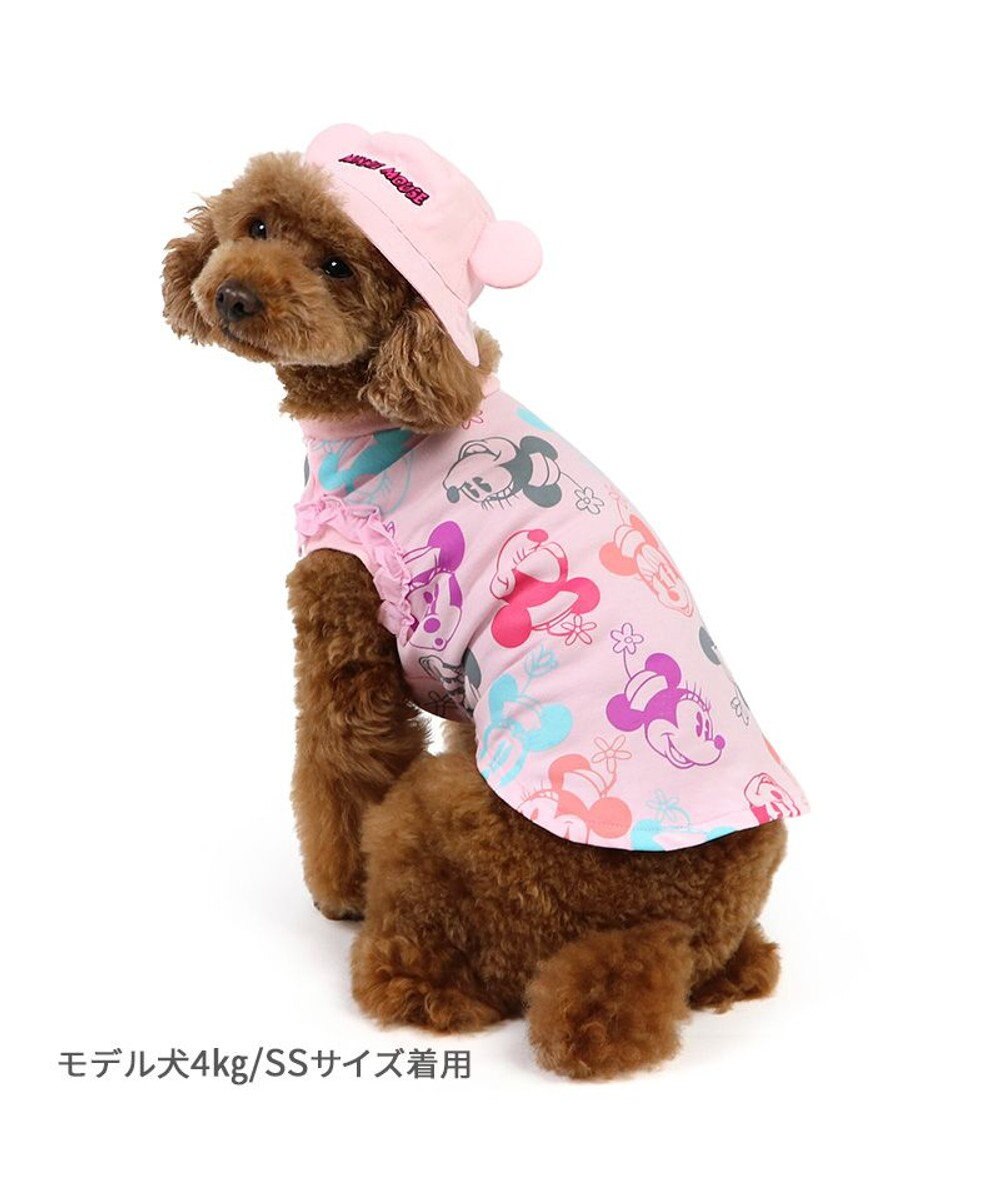 ディズニー ミニーマウス バケットハット付き Tシャツ 小型犬 / PET