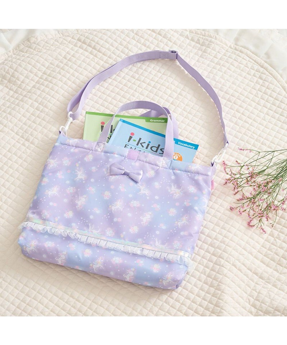 Mother garden マザーガーデン ユニコーン 通園・通学バッグ 3点セット 《フラワー柄》 