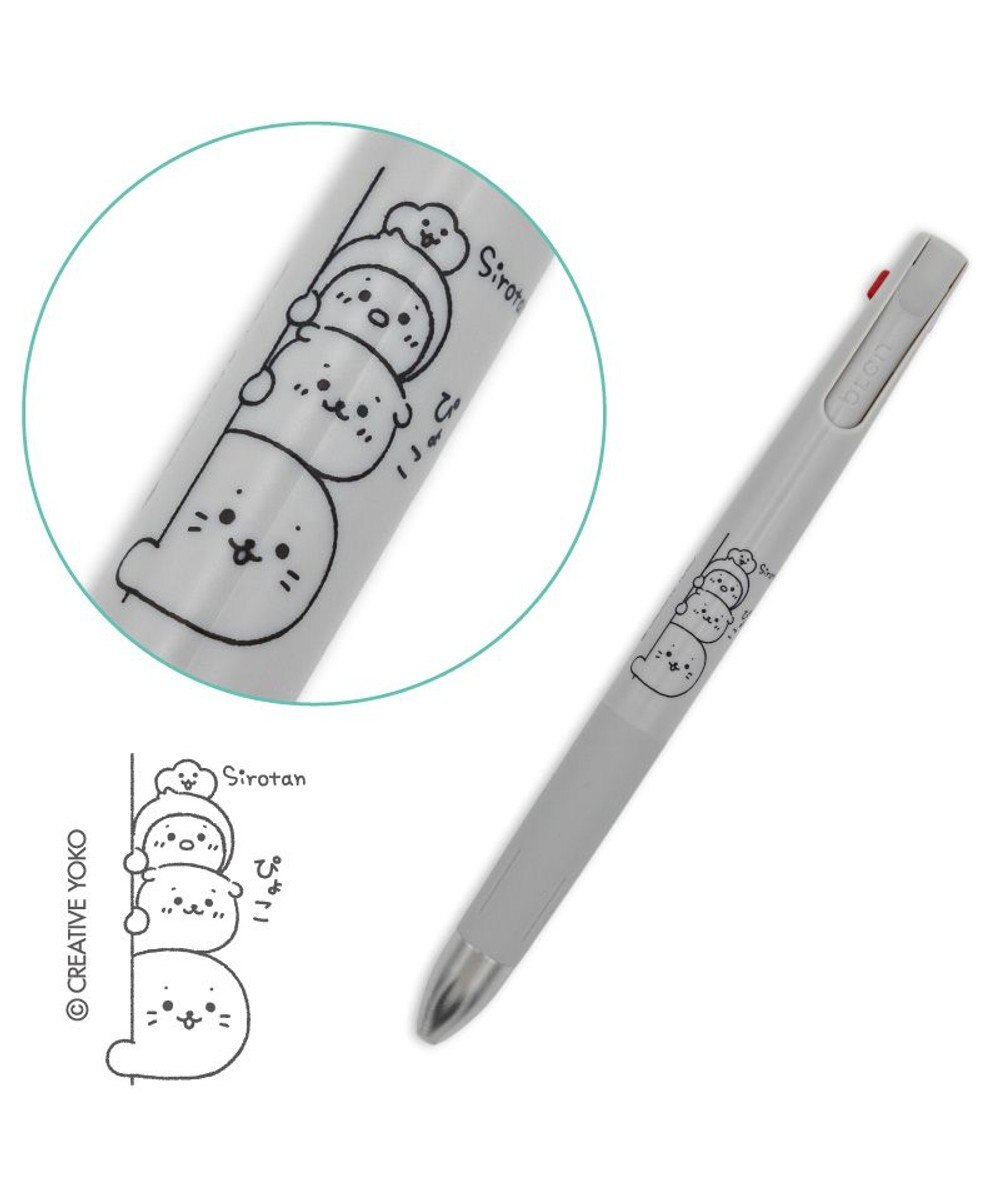 Mother garden しろたん ブレン３Ｃ ボールペン 《ぴょこ》 単品 ぴょこ