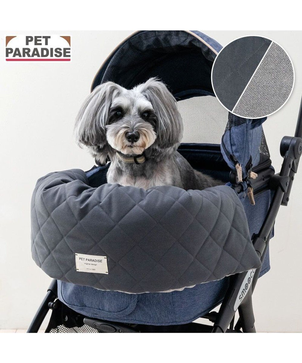 PET PARADISE ペットパラダイス カート用 クッション 《キルティング》 ブラック