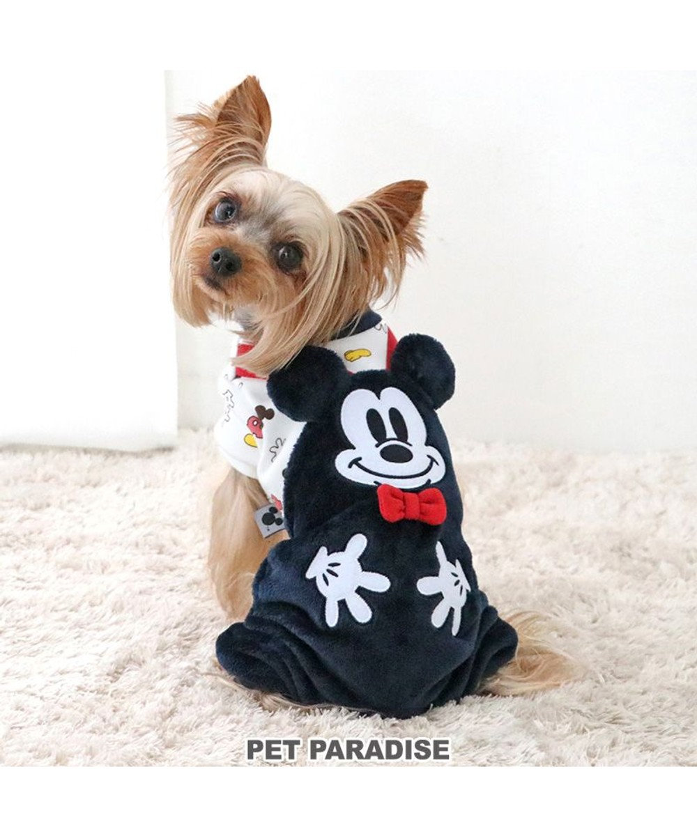 PET PARADISE ディズニー ミッキーマウス お揃いロンパース 小型犬 ネイビー