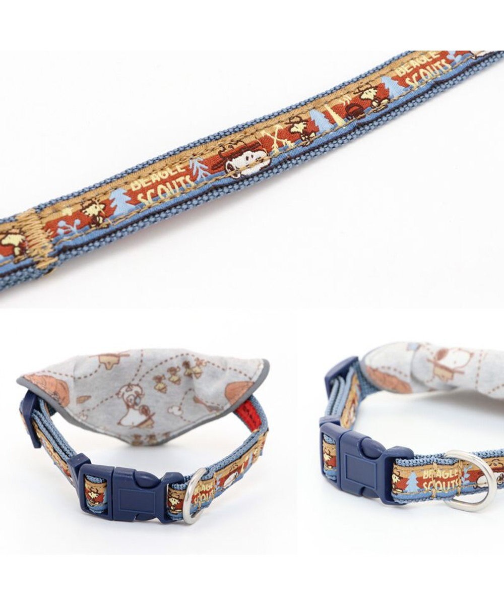 PET PARADISE スヌーピー  首輪 ビーグルスカウト柄 反射付き【ＳＳ】小型犬 