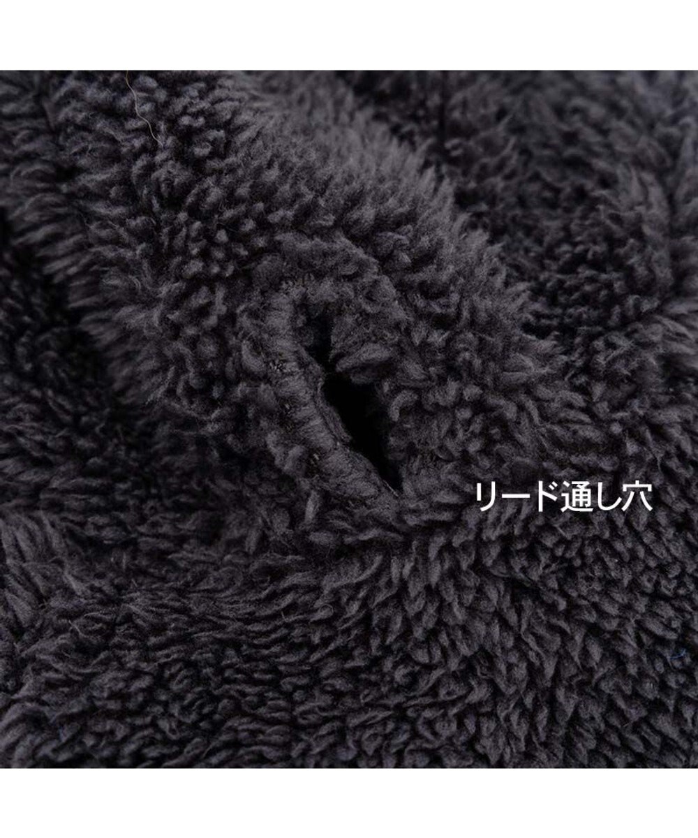 PET PARADISE Lee ロゴ ボアパーカー 《グレー》 小型犬 