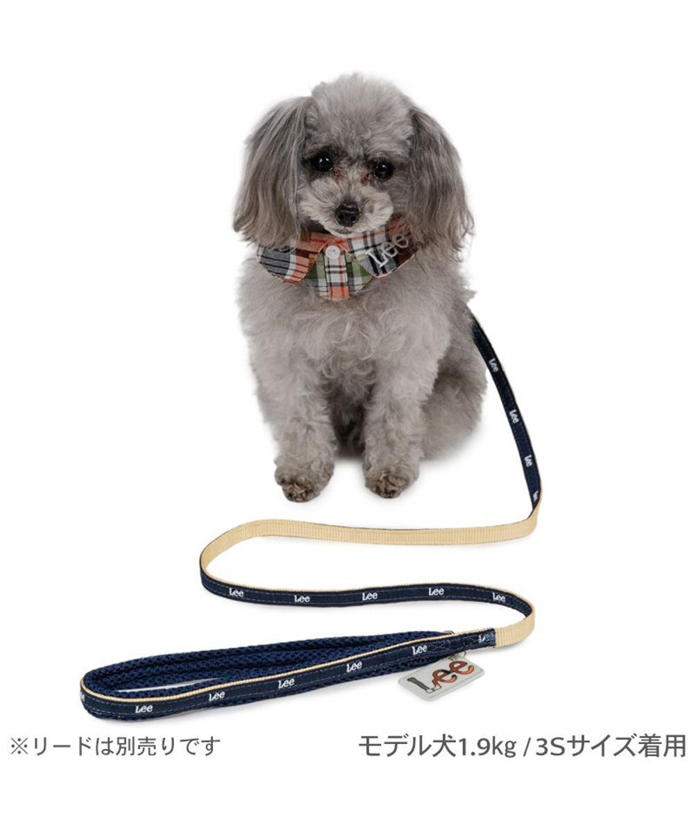 PET PARADISE Lee チェック襟付 首輪 S 小型犬