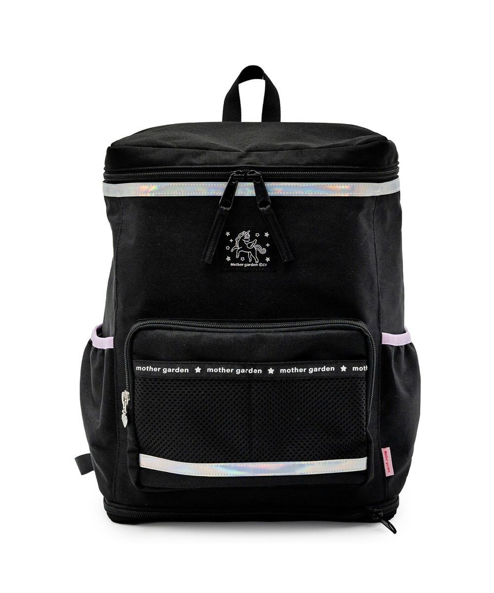 Mother garden マザーガーデン スクエアリュック 【Lサイズ】  《ブラック》 