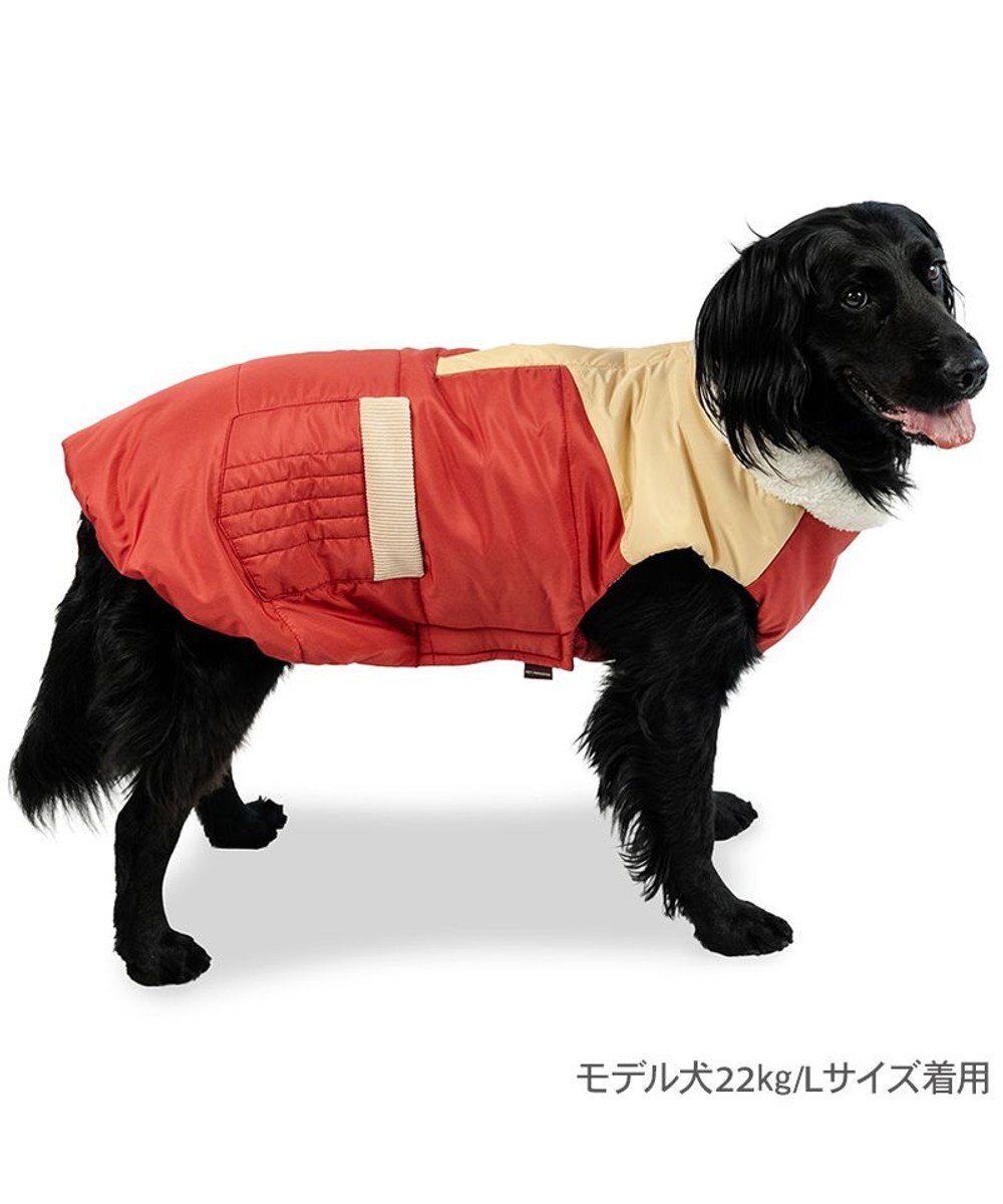 PET PARADISE ペットパラダイス 保温 エアベスト レッド 中型犬 大型犬