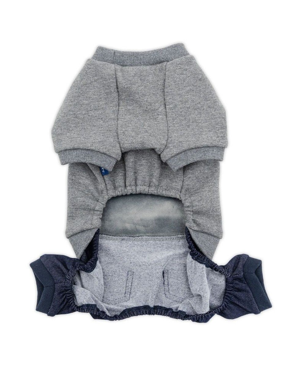 PET PARADISE J.PRESS ロゴ 裏起毛 ロンパース 小型犬 