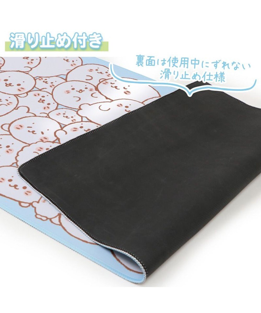 Mother garden しろたん つみつみ柄 デスクマット マウス対応 89.5×39cm 