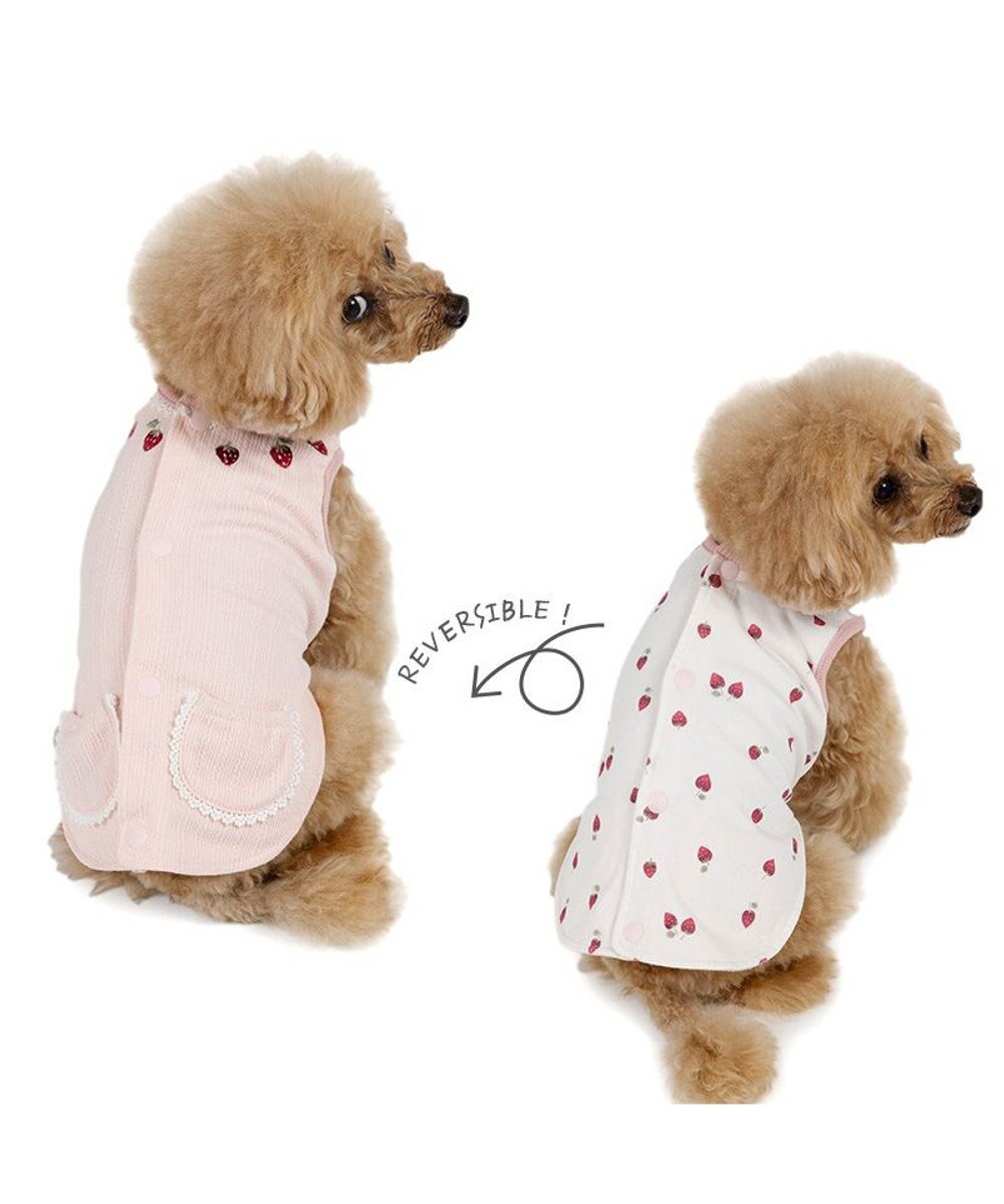 PET PARADISE 犬 ペットベッド 苺 クッション 小型犬 中型犬