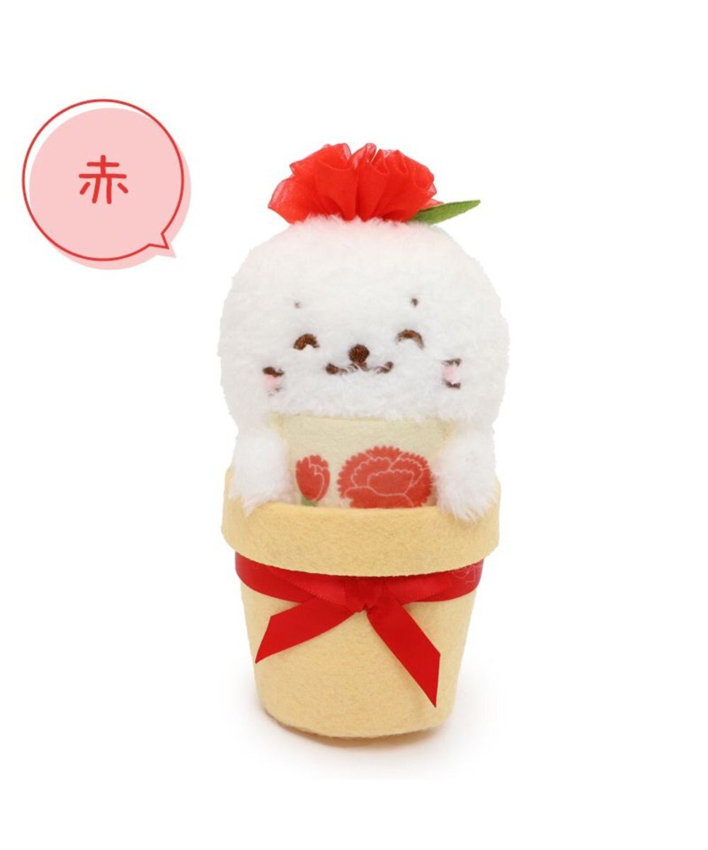 Mother garden しろたん カーネーションマスコット 《赤》 単品 