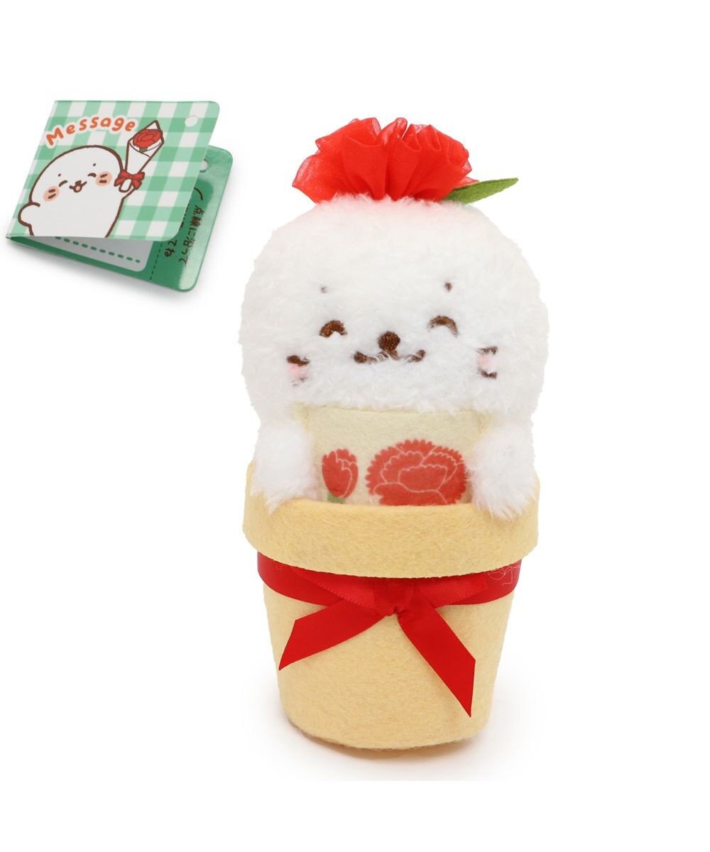 Mother garden しろたん カーネーションマスコット 《赤》 単品 