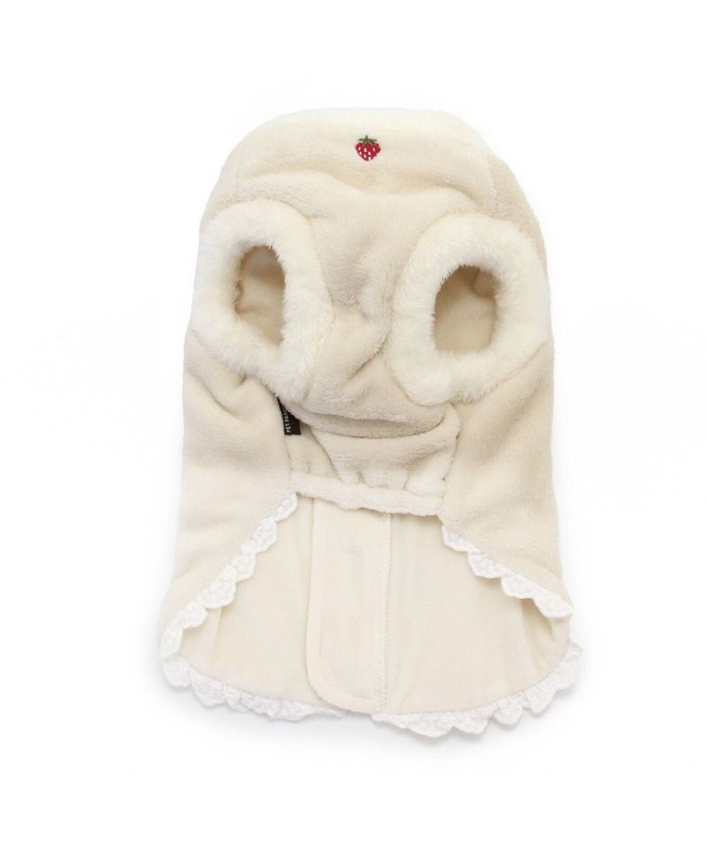 PET PARADISE ペットパラダイス 背中開き ベスト 苺 刺繍 小型犬 