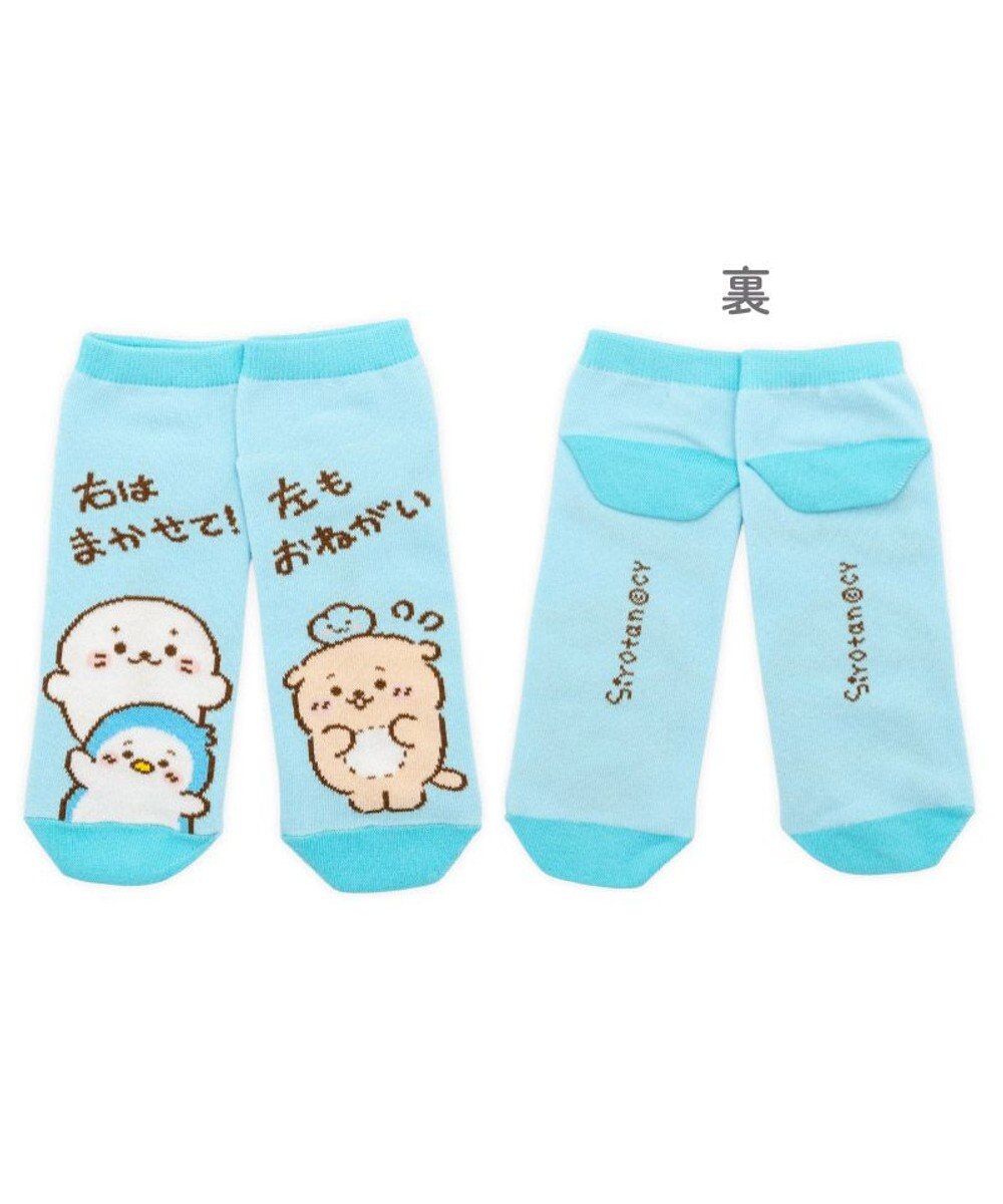 Mother garden しろたん スニーカー丈ソックス　3足セット 《顔ぼん/いっぱいいるよ/まかせておねがい》 21～24cm 