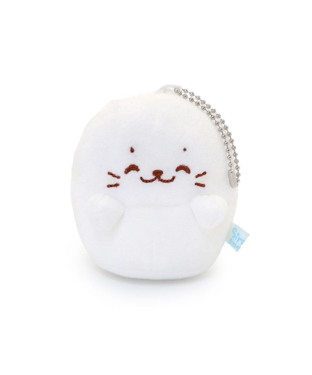 Mother garden しろたん 白いもの おばけ マスコットキーホルダー 8cm 《ノーマル / にっこり / すやすや》 【単品】